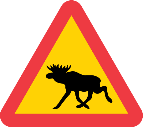 Varning för skidåkare